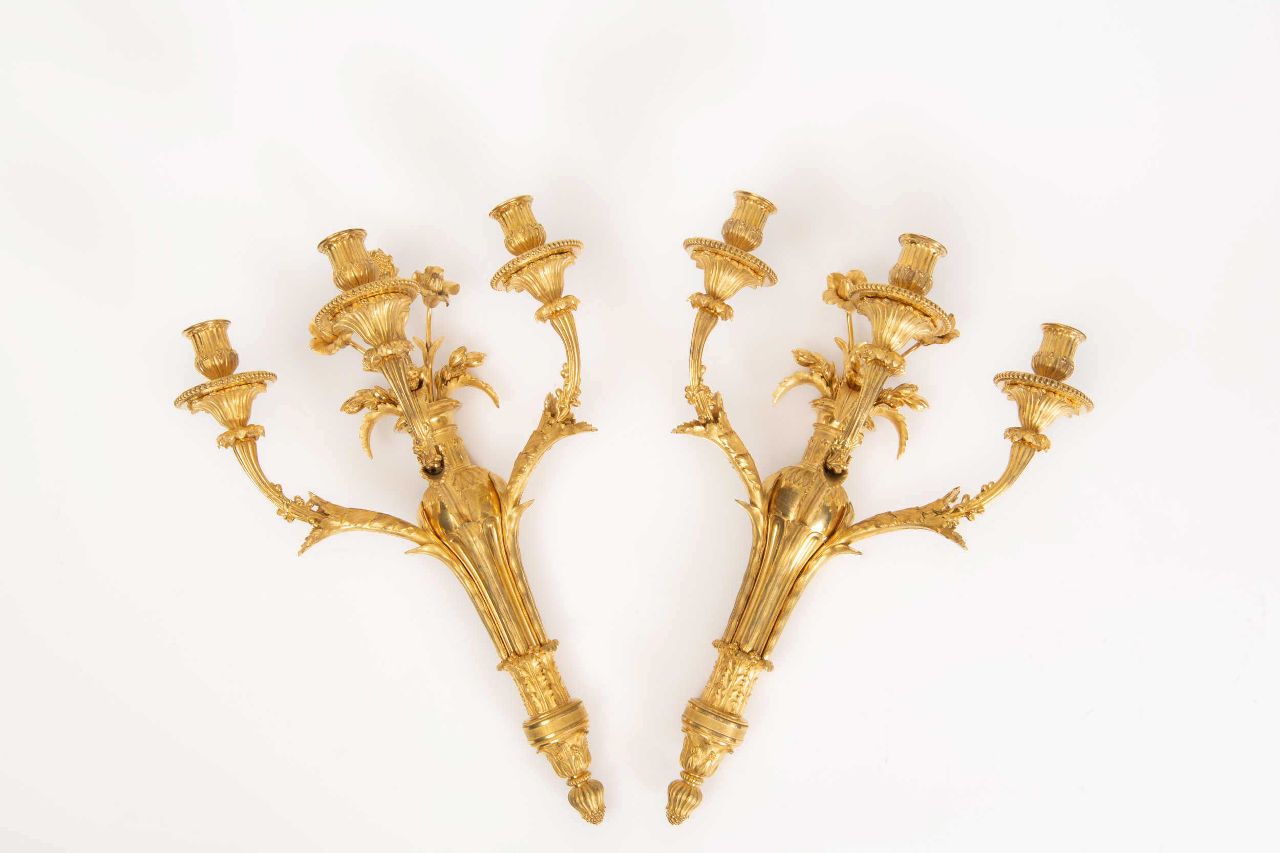 Paire appliques d&rsquo;époque Louis XVI